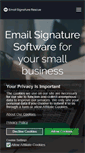 Mobile Screenshot of emailsignaturerescue.com